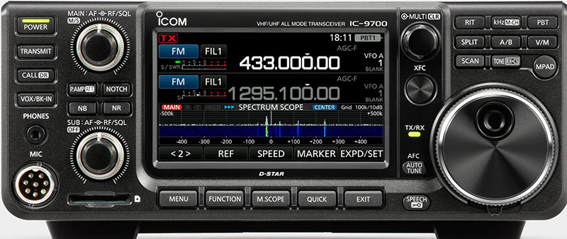 Icom IC-9700 Allmode-Transceiver für UKW 2M, 70CM und 23CM